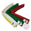 Hot Sale Multi Color Taekwondo Karate Belts / Martial Arts Belt Design Your Own Martial Arts Belt