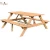Import Hot sale outdoor popular wooden picnic table from China
