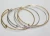 Import Hot Sale Silver/Gold Plated Copper Adjustable Wire Bangle Bracelet To Add Your Charms from China