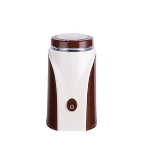 Hot sale stainless steel blade One-touch button coffee bean grinder