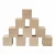 Import Hot Sale Unfinished Wooden Cubes Wooden Square Blocks for Crafts and DIY projects from China
