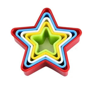 Hot sell Colorful Star Shaped DIY Cake Mold cake tools decorations
