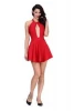 Hot sell red a line backless short sexy club dress 2015