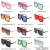 Import Hot Selling Big Frame Rhinestone Sun Glasses Rectangle Fashion Women Shades Sunglasses from China