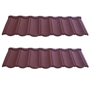 Hot selling kerala stone coated metal roof tile high quality steel roofing tiles