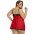 Import HOT SELLING LADY RED PLUS SIZE PEEK-A-BOO VALENTINE LINGERIE SEXY BABYDOLL WOMEN from China