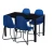 Import Hot Selling Modern Design Home Dinning Table Set/Dining Room Furniture/Glass Dining Table 6 chairs from China