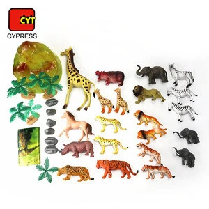 hot selling realistic natural world set wild animal toys for children