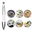 Hot Selling Silicone 4pcs BBQ Barbecue Tool Set Of Tong/ Brush/ Gloves/ Meat Claws