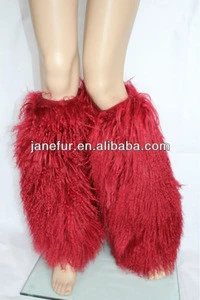 Hot Selling/Lamb Fur Leg Warmers/Wholesale And Retail/Fast Shipping