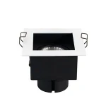 Hotel club CE RoHS SAA 9W 15W 18W 27W 30W 45W 60W 90W ceiling narrow trim grilled light black
