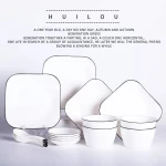 Hotel/Restaurant/Banquet Ceramic Combined Plate / Porcelain Plate / Dinnerware sets made in china