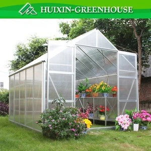 HX65127 Bigger Size 14x8 Vegetable Seeds Used Commercial Polycarbonate Greenhouse For Sale