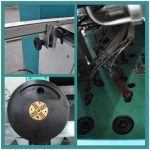 Hydraulic butyl extruder machine for making insulating glass