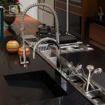 Indian Granite Black Star Galaxy Artificial Stone Price For Sale