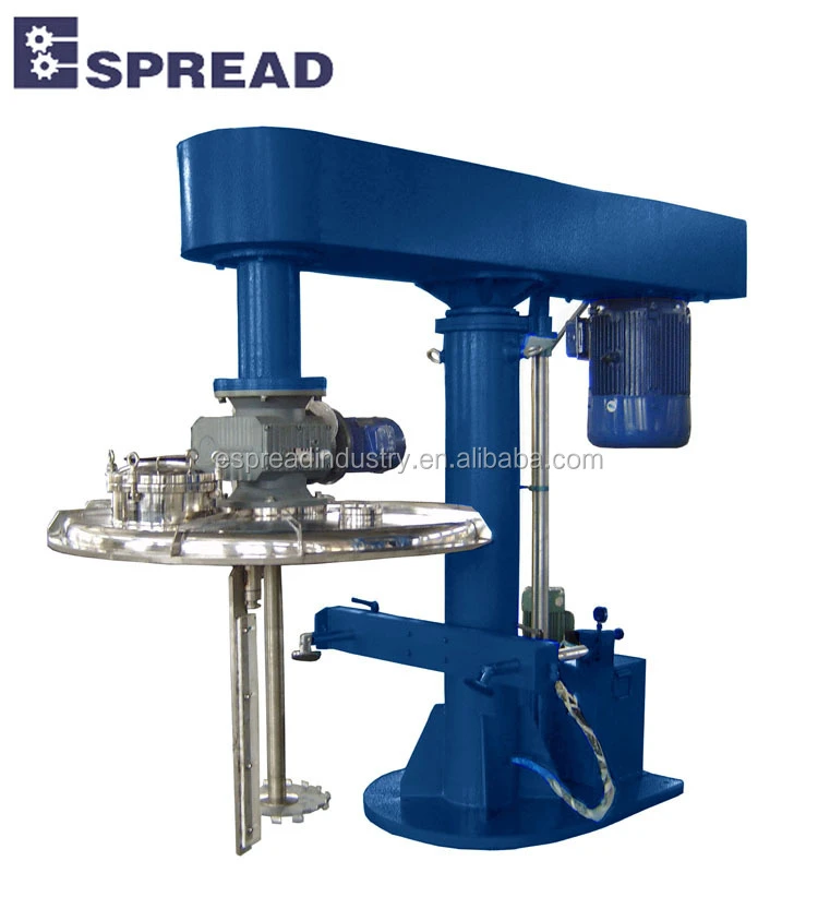 Industrial High Speed Disperser with scraper for paint