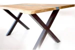 Industrial Indoor Master Crafted Solid Wooden Epoxy Resin In trend Dining room Hallway furniture Strong legs Dining Table