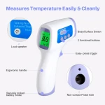 IR Laser Point Gun with Backlight Digital Infrared Baby Adult IR Thermometer Non-contact Forehead LCD Gun Temperature Meter