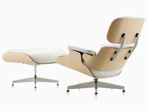 Italian Living Room Furniture modern white leather office lounge chair