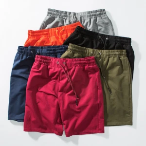 JACKETOWN 6 Colors 5XL Casual Sport Mens Summer Shorts Drawstring Elastic Mens Short Pants