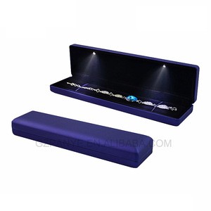 Jewellery Gift Boxes for Wedding Proposal with Velvet Lining Inside LED Jewelry Display Box