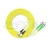 Import JFOPT Factory sm 3.0mm optic fiber patch cord APC/UPC fiber optic patch cord FC-ST yellow Duplex patch cord from China
