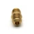 Import K523 male equal coupling  gas  pert pipe fitting  joint, brass flare fitting from China