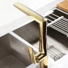Kaiping manufacturer brass gold kitchen sink mixer tap