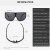 Import KDEAM KD100 one lens oversized windshield colorful riding glasses outdoor fashion design sunglasses from China