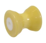 Keel and bow rubber boat trailer roller