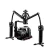 Import Kernel professional Spider 3 axis aluminum handheld stabilizer for dslr camera video from China