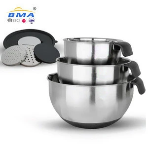 kitchen metal cake wholesale a exclusive set stainless steel mixing salad bowl