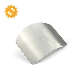 Knife accessories stainless steel finger protector with adjustable ring