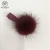 Import Korean style hair clip new fashion 4cm mink fur ball hair clip real fur pompom hairpin accessories from China