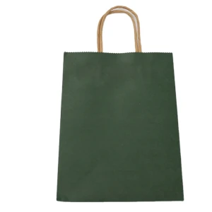 Kraft Paper Coffee Bag, Kraft Take Away Carrier Shopping Paper Bag
