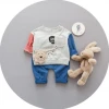 KST1569 latest baby clothes set high quality teen baby boys clothing set