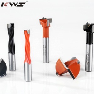 KWS Solid Carbide Hinge Drill Bit for Wood Boring Bits