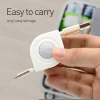 L-CUBIC Unique design 0.8M mfi certified lighting cable two way pull fast charging telescopic data cable for iphone