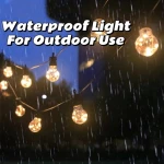 L Factory Custom Indoor Outdoor LED String Lights Waterproof Filament Bulb Street Garden Patio Camping IP44 Christmas Season