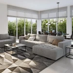 L shape sofa living room furniture loveseat Chaise sectional sofa modular
