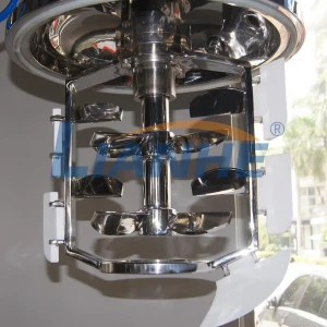Laboratory Vacuum Mixer Homogenizer Mayonnaise Production Line Petroleum Jelly Making Machine