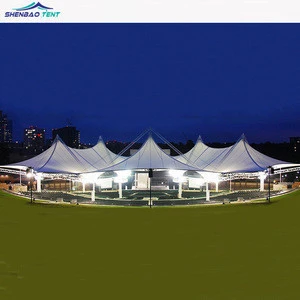 Large circle Telsile fabric membrane structure stadium tent for shade