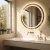 Import Large Round Frameless Defog Dual LED Lights Front and Backlit Wall Bathroom Vanity Mirror from China