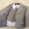 Latest Design high quality china formal boy vest waistcoat suit factory