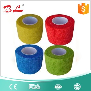 Latex Free Cohesive Elastic Bandage Sport Wrap Bandage Colorful Wrap Bandage
