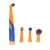 Le Household Electric Bathroom Nylon Rotating Cleaning Brush Broom Scrubber Tool Kitchen Clean Brush Cepillo De Limpieza