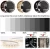 Import LED Lighted Bathroom Mirror Cabinet, Storage Mirror, Anti-Fog, Stepless Dimming, Round Medicine Cabinets Bathroom Mirror Cabinet (Color: Black, Size: 70cm A131 from China