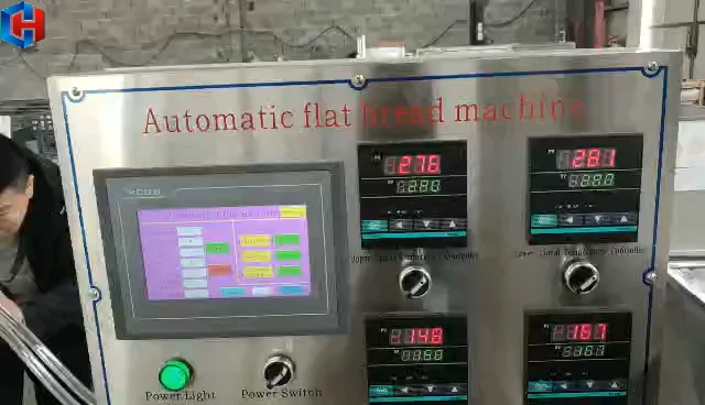 Let&#x27;s pizza vending machine Grain product making machines/Automatic tortilla chapati making machine with PLC control