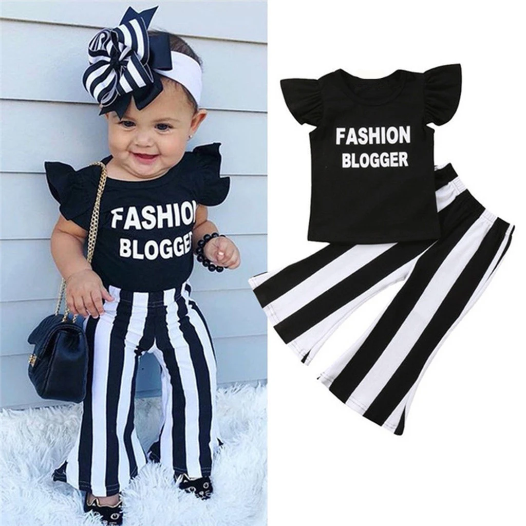 LFQ-493  High Quality Baby Summer Clothes Girl Boutique Children Clothes Baby Girl  2 Piece Stes Children Clothes Girls Summer