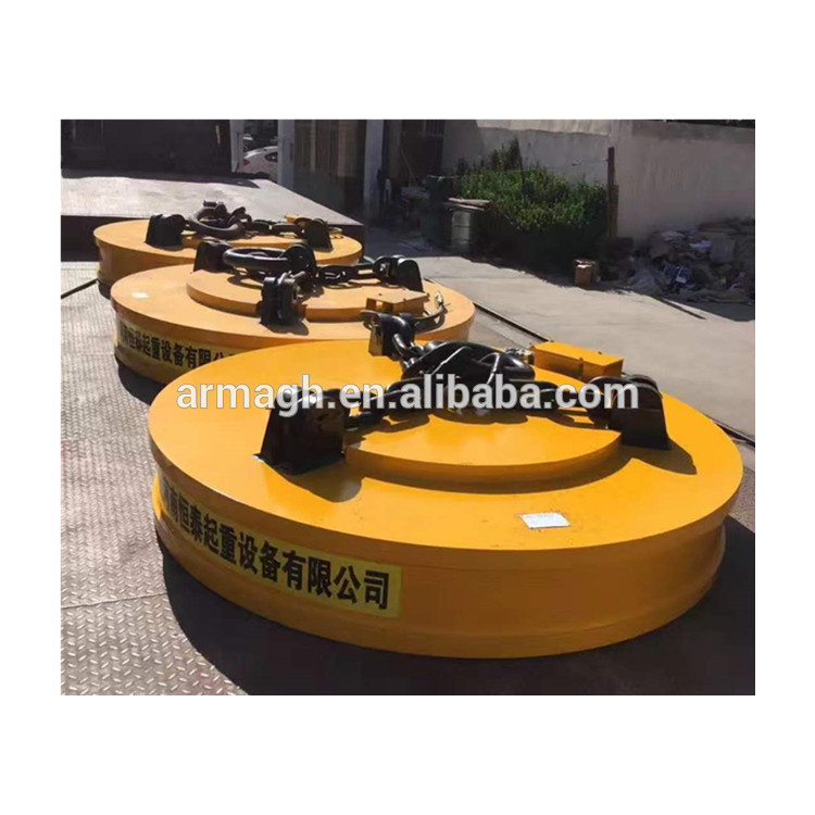 Lifting magnet automatic for lifting large steel plate